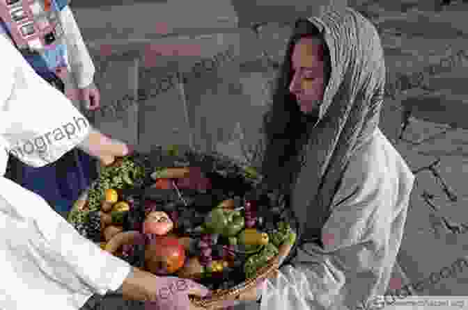 A Basket Of Firstfruits Being Offered To God Messiah In The Feasts Of Israel