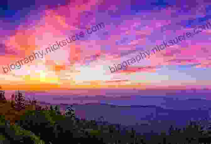 A Breathtaking Sunset Over The Smoky Mountains From The Appalachian Trail. Nature Of The Appalachian Trail: Your Guide To Wildlife Plants And Geology