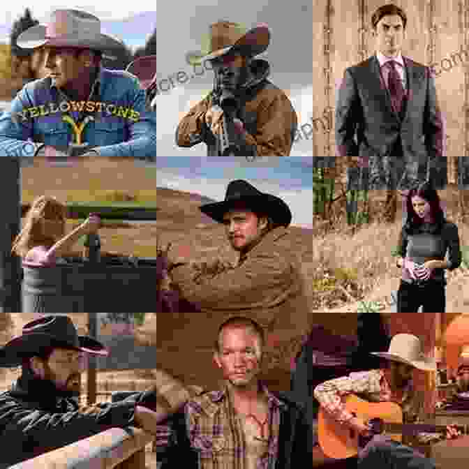 A Collage Of Images Depicting Cowboys In Popular Culture, Including Movies, TV Shows, And Music The Great American Cowboy: A Ride Through History