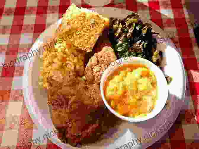 A Colorful Spread Of African American Soul Food Dishes, Including Fried Chicken, Collard Greens, Macaroni And Cheese, And Cornbread Hog And Hominy: Soul Food From Africa To America (Arts And Traditions Of The Table Perspectives On Culinary History)