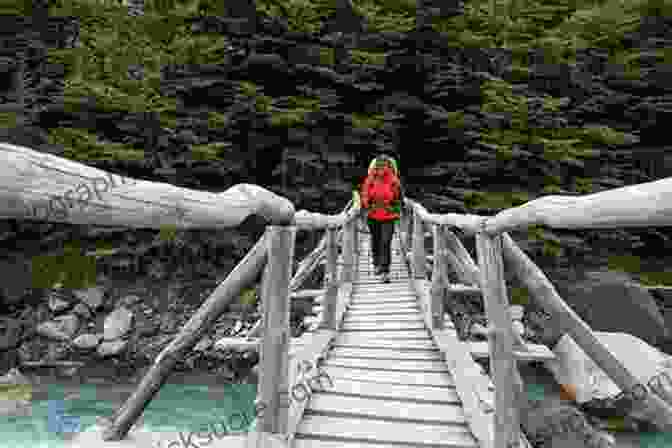 A Hiker Crossing A Wooden Bridge On The Wonderland Trail Backpacking: Washington: Overnight And Multiday Routes