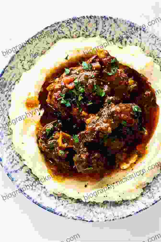 Braised Oxtails Cooked In A Crock Pot, Served With Mashed Potatoes Soulful Slow Cooker: 60 Super #Delish Soul Food Inspired Crock Pot Recipes (60 Super Recipes 15)