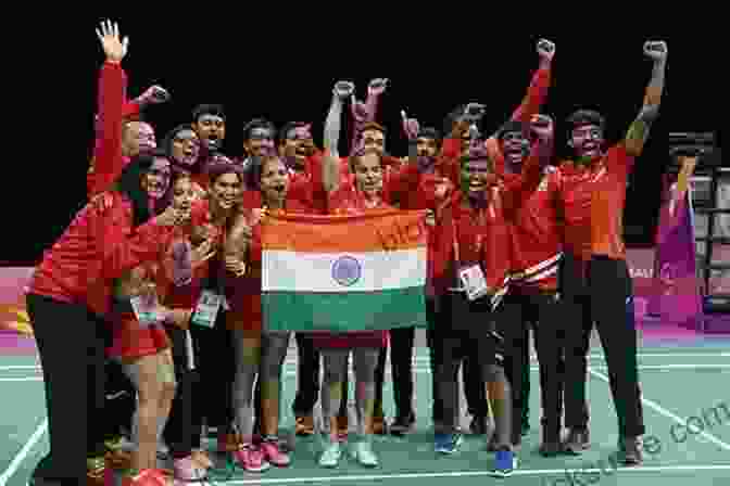The Indian Badminton Team Celebrates Winning The Mixed Team Gold Medal At The World Badminton Championships. SMASH The Rise Of Indian Badminton : Stories Of Grit And Triumph